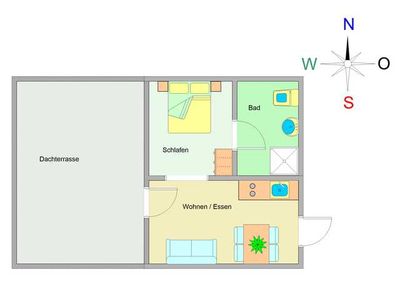 Appartement für 2 Personen (30 m²) in Ostseebad Kühlungsborn 3/10