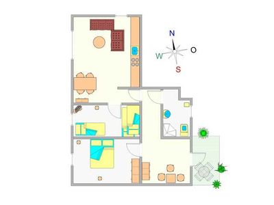 Appartement für 5 Personen (60 m²) in Ostseebad Kühlungsborn 3/10