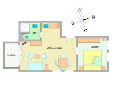 Appartement für 3 Personen (36 m²) in Ostseebad Kühlungsborn 2/10