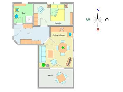 Appartement für 4 Personen (51 m²) in Ostseebad Kühlungsborn 2/10