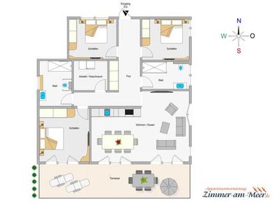 Appartement für 6 Personen (109 m²) in Ostseebad Kühlungsborn 3/10
