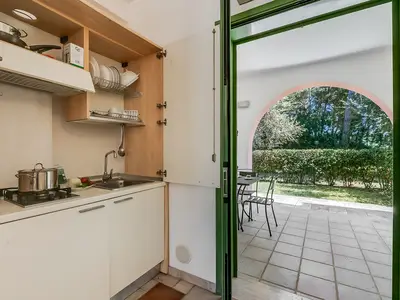 Küche und Essbereich