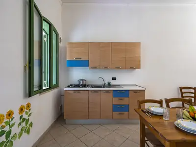 Küche und Essbereich