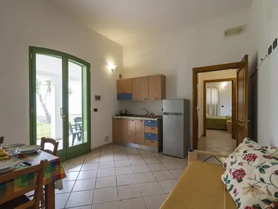 Küche und Essbereich