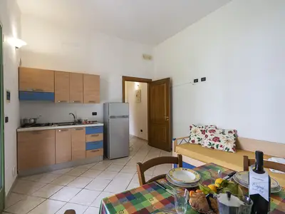 Küche und Essbereich