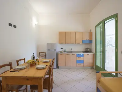 Küche und Essbereich