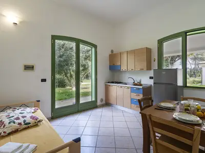 Küche und Essbereich