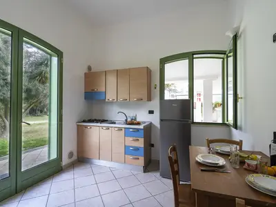 Küche und Essbereich