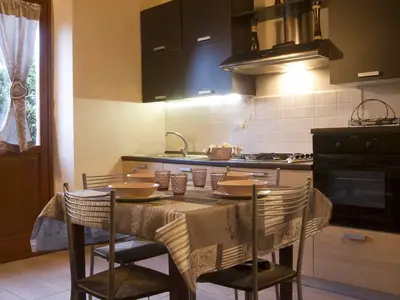 Küche und Essbereich