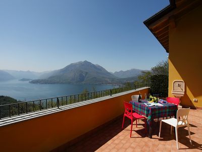 Terrasse mit atemberaubendem Blick auf den See