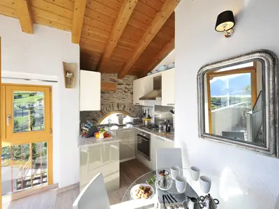 Küche und Essbereich