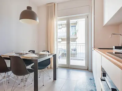 Küche und Essbereich