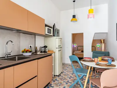 Küche und Essbereich