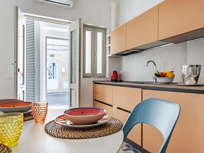 Küche und Essbereich