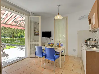 Küche und Essbereich