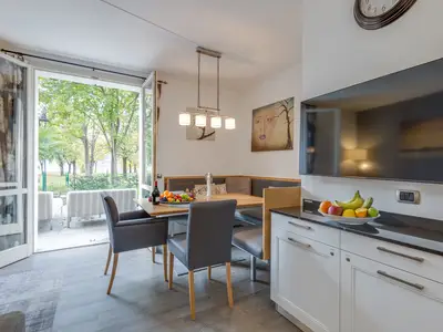 Küche und Essbereich