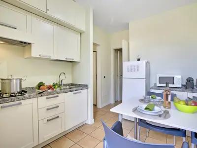 Küche und Essbereich