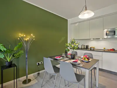 Küche und Essbereich