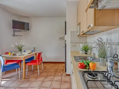 Küche und Essbereich