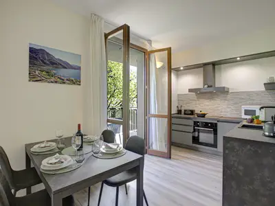 Küche und Essbereich