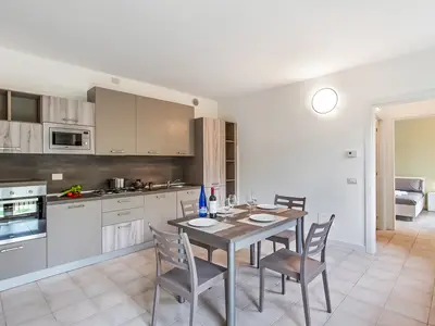 Küche und Essbereich