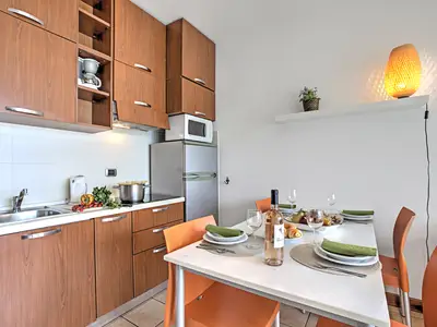 Küche und Essbereich