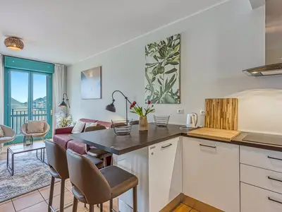 Küche und Essbereich