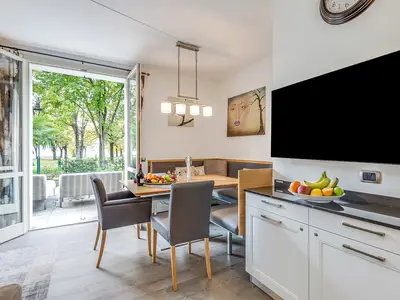 Küche und Essbereich