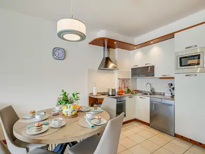 Küche und Essbereich