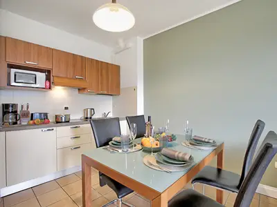 Küche und Essbereich