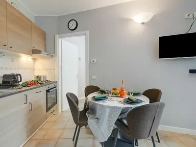 Küche und Essbereich