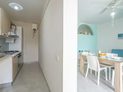 Küche und Essbereich