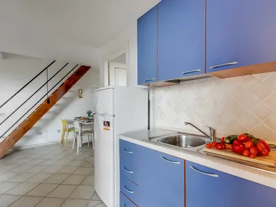 Küche und Essbereich