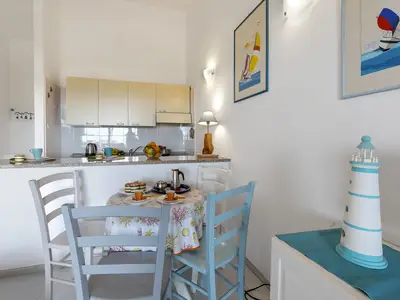 Küche und Essbereich