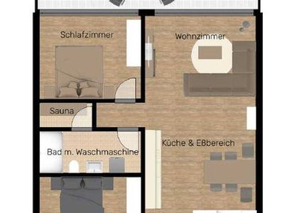 Appartement für 5 Personen (82 m²) in Prora Auf Rügen 2/10