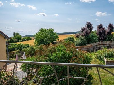 Blick vom Balkon