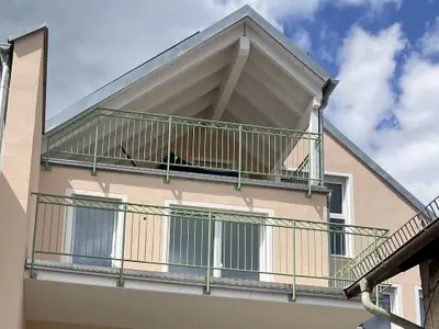 Unsere wunderschöne Dachterrasse