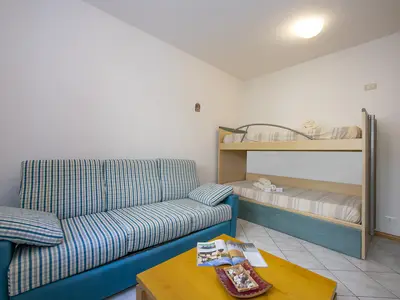 Schlafzimmer mit Etagenbett