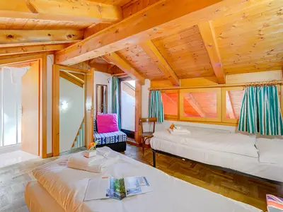Das zweite Schlafzimmer mit Einzelbetten
