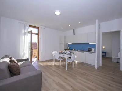 Das Wohnzimmer aus einem anderen Blickwinkel gesehen