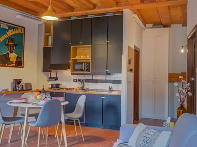 Küche und Essbereich