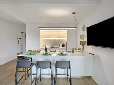 Küche und Essbereich