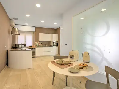 Küche und Essbereich