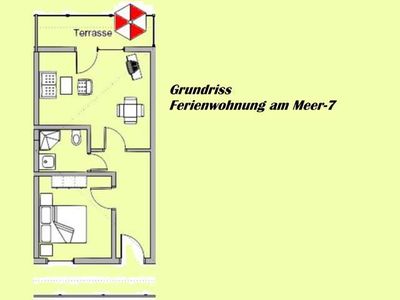 Appartement für 4 Personen (48 m²) in Rostock 9/10