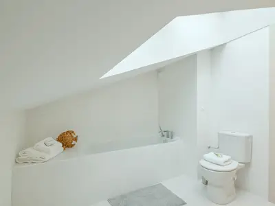 Badezimmer mit Badewanne