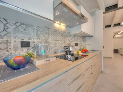 Küche und Essbereich