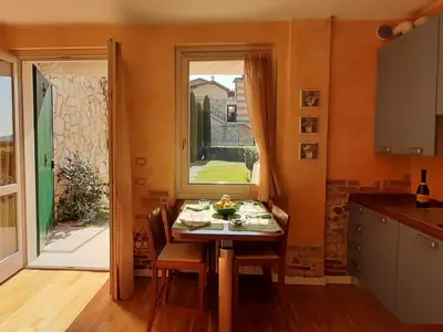 Küche und Essbereich