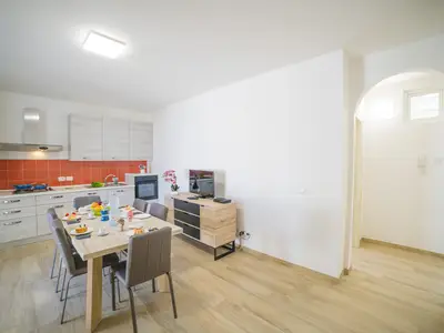 Küche und Essbereich