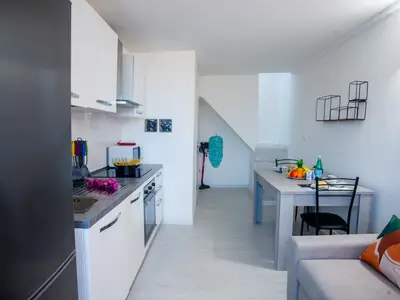 Küche und Essbereich