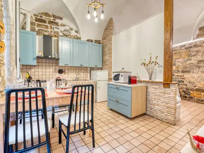 Küche und Essbereich